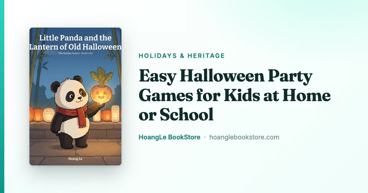 Easy Halloween Party Games for Kids at Home or School