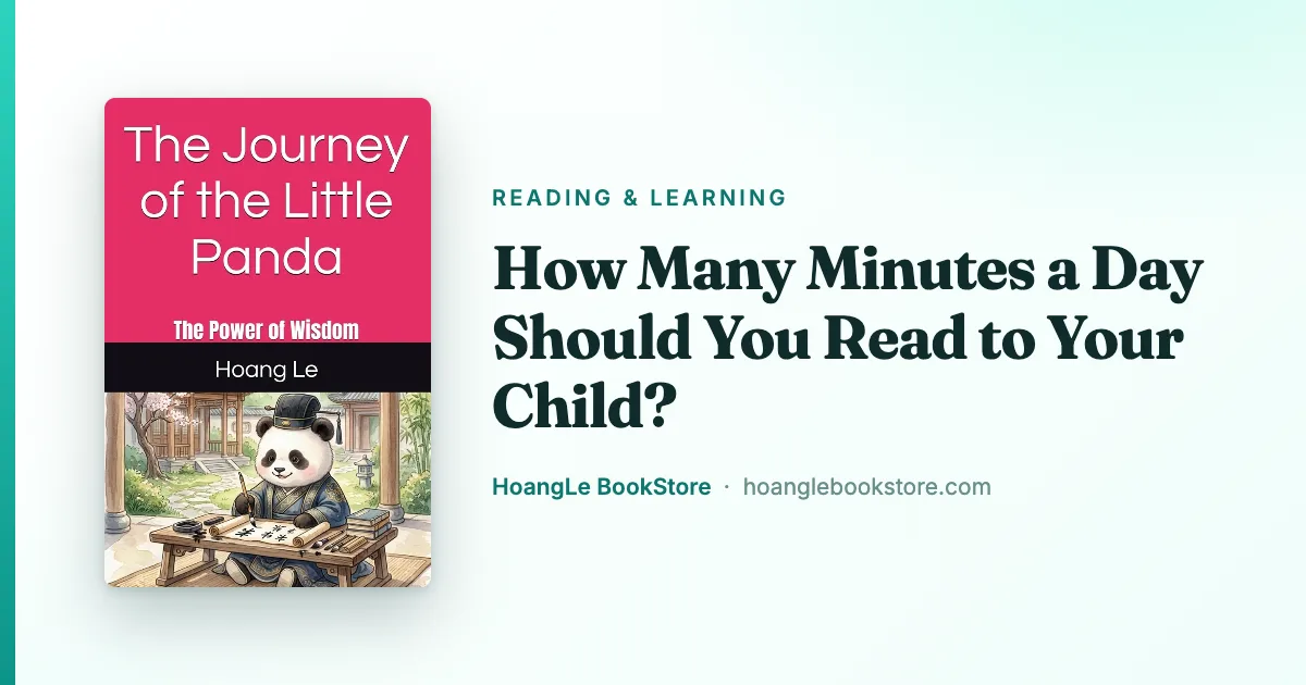 How Many Minutes a Day Should You Read to Your Child?