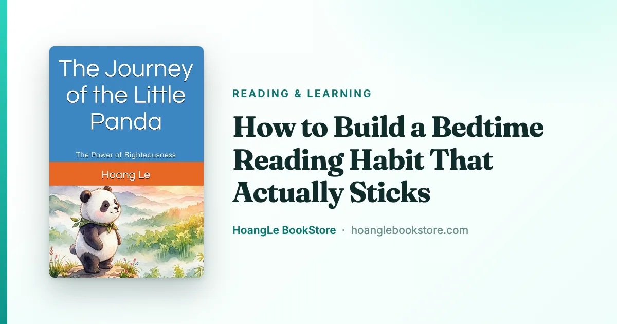 How to Build a Bedtime Reading Habit That Actually Sticks