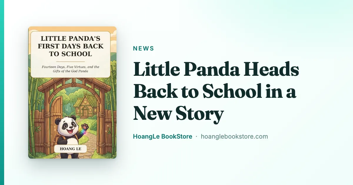 Little Panda Heads Back to School in a New Story