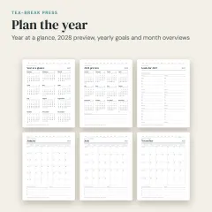 2027 Weekly Planner and Habit Tracker: plan the year
