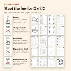 Little Panda's Activity Book Bundle: meet the books 2
