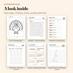 Little Panda's Activity Book Bundle: a look inside