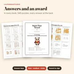 Little Panda's Activity Book Bundle: answers