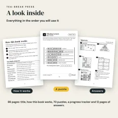 Quick Puzzles, Vol. 1: ADHD-Friendly Format, 70 Short Big Print Puzzles for Adults: look inside