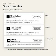 Quick Puzzles, Vol. 2: ADHD-Friendly Format, 70 Short Big-Print Puzzles for Adults: minutes