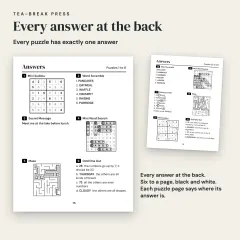 Quick Puzzles, Vol. 2: ADHD-Friendly Format, 70 Short Big-Print Puzzles for Adults: answers