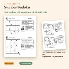 Bamboku: Logic Puzzles with Little Panda, Vol. 2: 76 New Puzzles for Ages 6 to 10: number sudoku