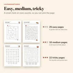 Little Panda's Christmas Activity Book: levels
