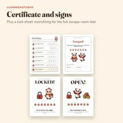 Little Panda’s Christmas Escape Room: extras