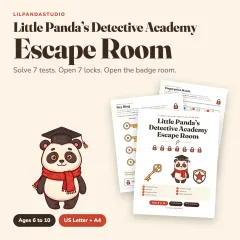 Little Panda’s Detective Academy Escape Room: cover