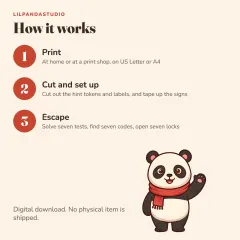 Little Panda’s Detective Academy Escape Room: how it works