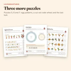 Little Panda’s Dinosaur Dig Escape Room: eggs wheel odd