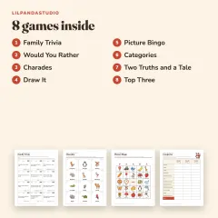 Little Panda’s Family Game Night Pack: what’s inside