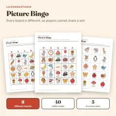 Little Panda’s Family Game Night Pack: bingo