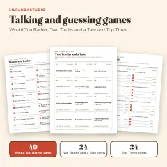 Little Panda’s Family Game Night Pack: talking games
