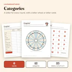 Little Panda’s Family Game Night Pack: categories