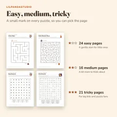 Little Panda's Halloween Activity Book: levels