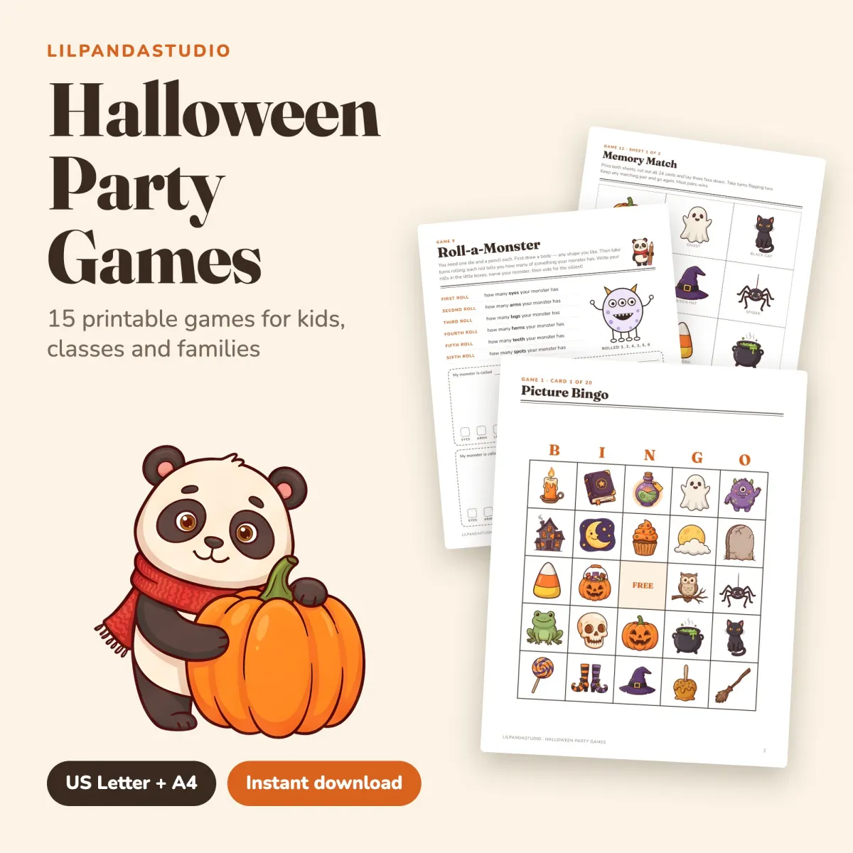 Halloween Party Games Bundle: cover