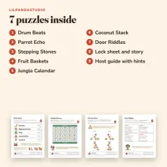 Little Panda’s Jungle Explorer Escape Room: what’s inside