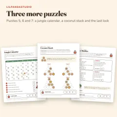 Little Panda’s Jungle Explorer Escape Room: calendar stack riddles