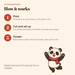 Little Panda’s Jungle Explorer Escape Room: how it works