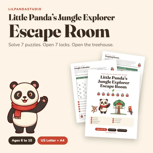 Little Panda’s Jungle Explorer Escape Room cover