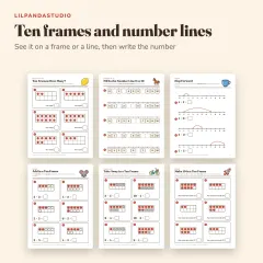 Little Panda's Kindergarten Math Workbook: tools