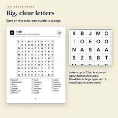 Large Print Bible Word Search, Vol. 1: 60 Puzzles for Adults: big clear letters