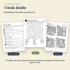 Large Print Bible Word Search, Vol. 1: 60 Puzzles for Adults: look inside