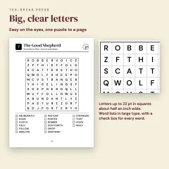 Large Print Bible Word Search, Vol. 2: 60 Puzzles for Adults: big clear letters