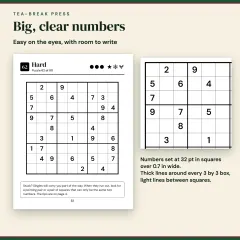 Large Print Christmas Sudoku: 80 Easy to Hard Puzzles for Adults: big clear numbers