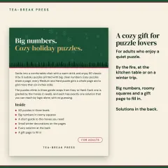 Large Print Christmas Sudoku: 80 Easy to Hard Puzzles for Adults: who for