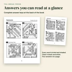 Large Print Christmas Word Search: 60 Easy-to-Read Puzzles for Adults: answers