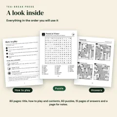 Large Print Christmas Word Search: 60 Easy-to-Read Puzzles for Adults: look inside