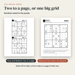 Large Print Sudoku, Vol. 1: 95 Easy to Very Hard Puzzles for Adults: one or two