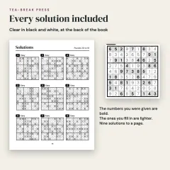 Large Print Sudoku, Vol. 2: 95 Easy to Very Hard Puzzles for Adults: solutions