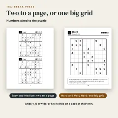 Large Print Sudoku, Vol. 3: 95 Easy to Very Hard Puzzles for Adults: one or two