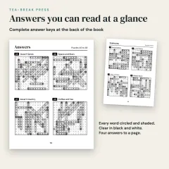 Large Print Word Search, Vol. 1: 60 Easy-to-Read Puzzles for Adults: answers