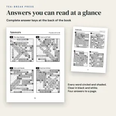 Large Print Word Search, Vol. 4: 60 New Easy-to-Read Puzzles for Adults: answers