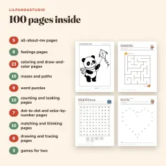Little Panda's Big Activity Book: what’s inside