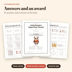 Little Panda's Big Activity Book: answers