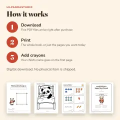 Little Panda's Big Activity Book: how it works