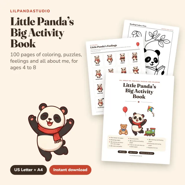 Little Panda's Big Activity Book cover