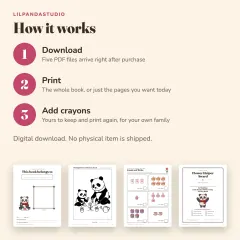 Little Panda's Mother's Day Activity Book: how it works