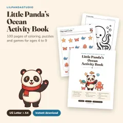 Little Panda's Ocean Activity Book: cover