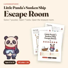 Little Panda’s Sunken Ship Escape Room: cover
