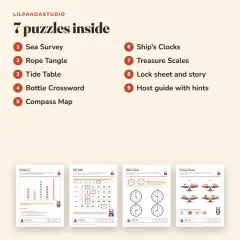Little Panda’s Sunken Ship Escape Room: what’s inside