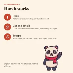Little Panda’s Sunken Ship Escape Room: how it works