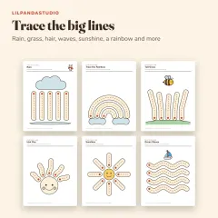 Little Panda's First Pencil Control Book: big lines